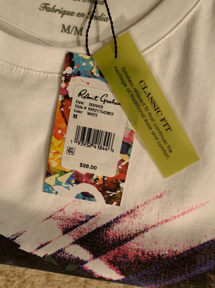 Robert Graham Douvier Graphic T-Shirt Men's Med-New | eBay