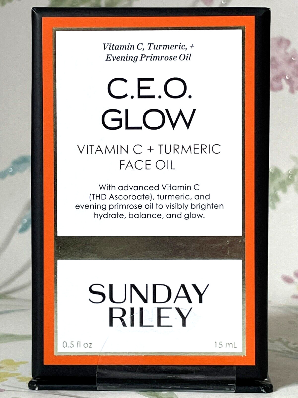 Sunday Riley CEO Glow Vitamin C And Turmeric Face Facial Oil Brightening 15ml
