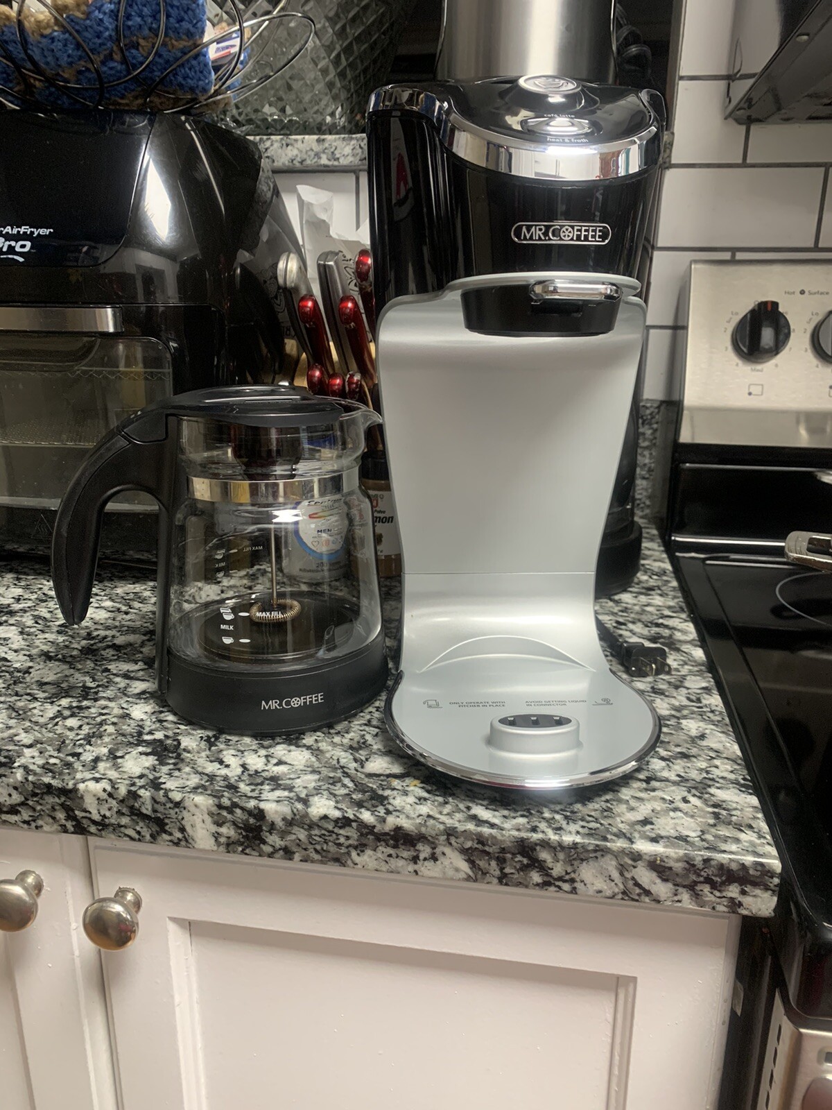 Mr. Coffee Cafe Latte Maker BVMC-EL1 2 Cup Black