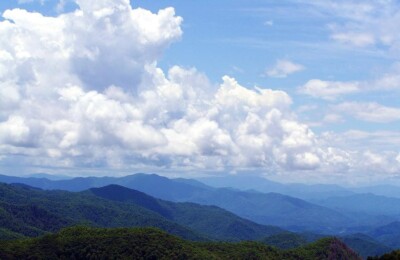 SMOKEY MOUNTAINS Mount Pisgah NORTH CAROLINA Appalachian mountaIns 8 X 10'' PRINT