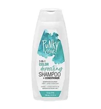 Teal Hair Color Depositing Shampoo & Conditioner Punky Colour Tealistic  3-in-1
