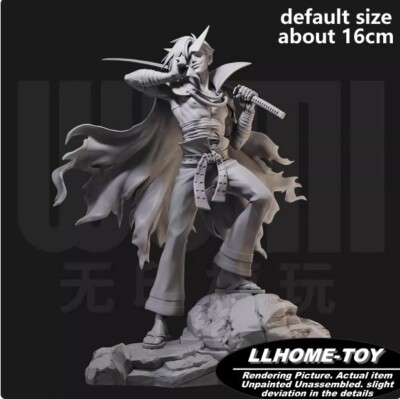 Anime Kamina Sunglasses Katana Resin 3D Print GK Figure DIY Model Unpainted
