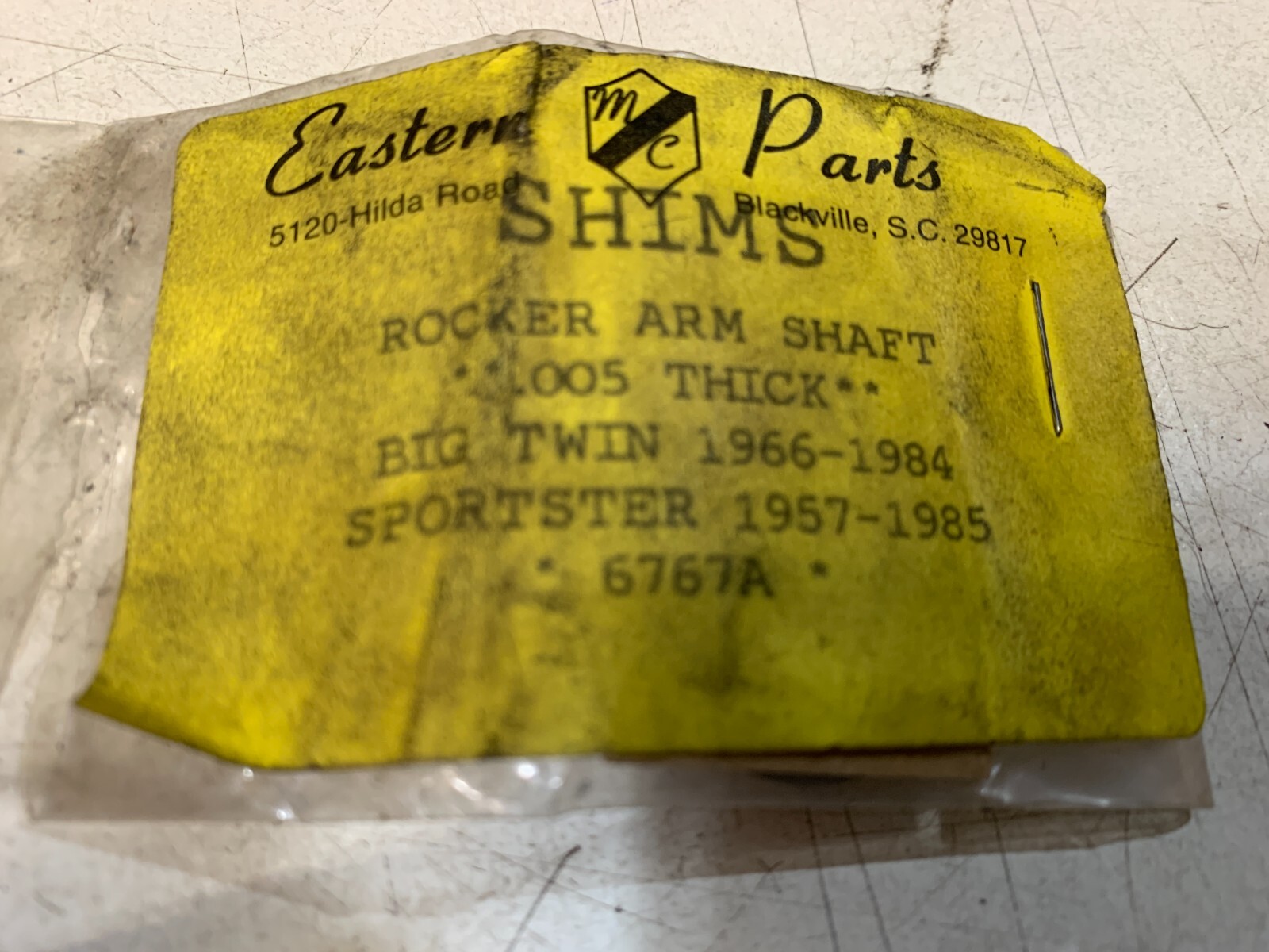 Eastern Parts Rocker Arm Shaft Shims Big Twin 6684 Sportster 5785 Harley HD eBay