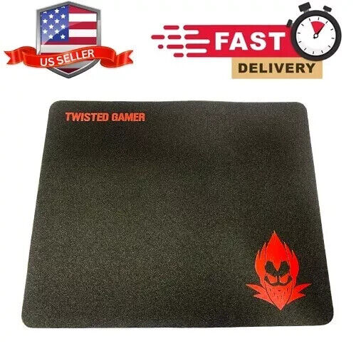 NUEVA alfombrilla de ratón para juegos para jugadores retorcida - 12" x 10" con base de goma antideslizante alfombrilla de ratón - Imagen 1 de 2
