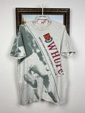 Vintage 90's West Ham United Football Shirt Over Print Soccer Jersey Mens Sz L