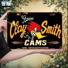 2D Flat,1pc Clay Smith Cams Retro Tin Metal S...