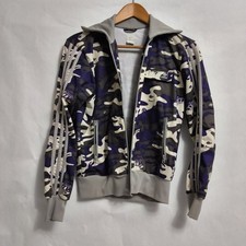 Vtg Y2K Missy Elliott Adidas Purple Camo Track Jacket Size Medium