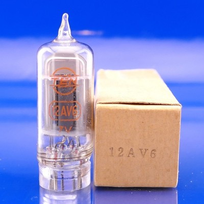 One TEN 12AV6 Tube NOS Strong Triode Balance Diodes AMPLITREX Results