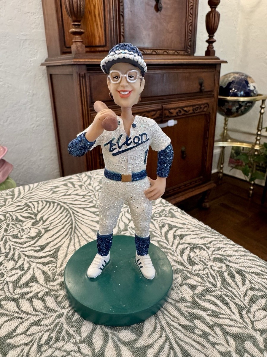 Rare* *Grail* Elton John 1970s Dodgers Bobblehead LA MLB Glitter
