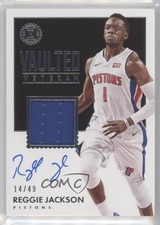 2017 Encased Vaulted Veteran Materials Signatures 14/49 Reggie Jackson Auto 0c6