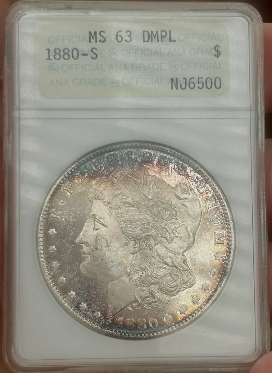 MS 63 Graded 1880 Year Morgan US Dollars (1878-1921) for sale | eBay