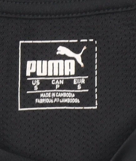 Camiseta deportiva Puma para hombre negra pequeña con gráfico DryCELL Foto 4 de 4
