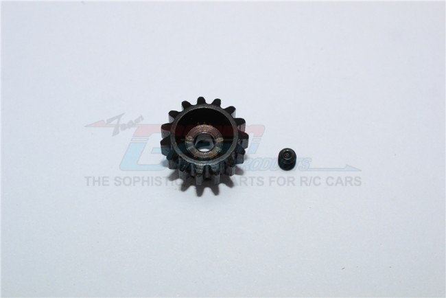GPM-TRX4015T-BK TRX-4 Defender Steel 15T Pinion Gear - 2-Piece Set