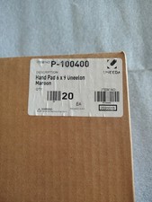 UNEEDA Hand Pad 6x9 Uneelon Maroon QTY 20 New P-100400