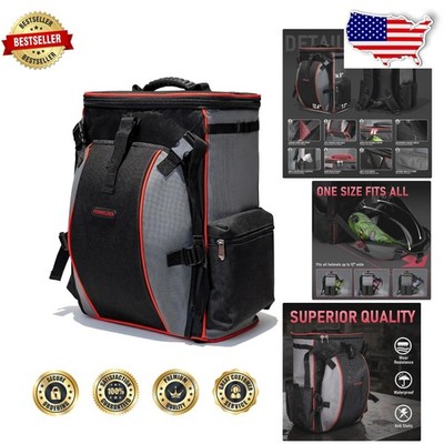 Pro Welding Backpack: Large Capacity, Helmet Catch, 16.5'' Padded Laptop Sleeve