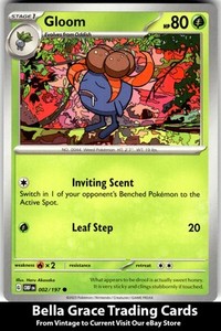 Gloom 002/197 Obsidian Flames Common