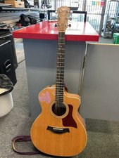 Taylor 214CE Acoustic Guitar - Natural In Clean Shape With Case