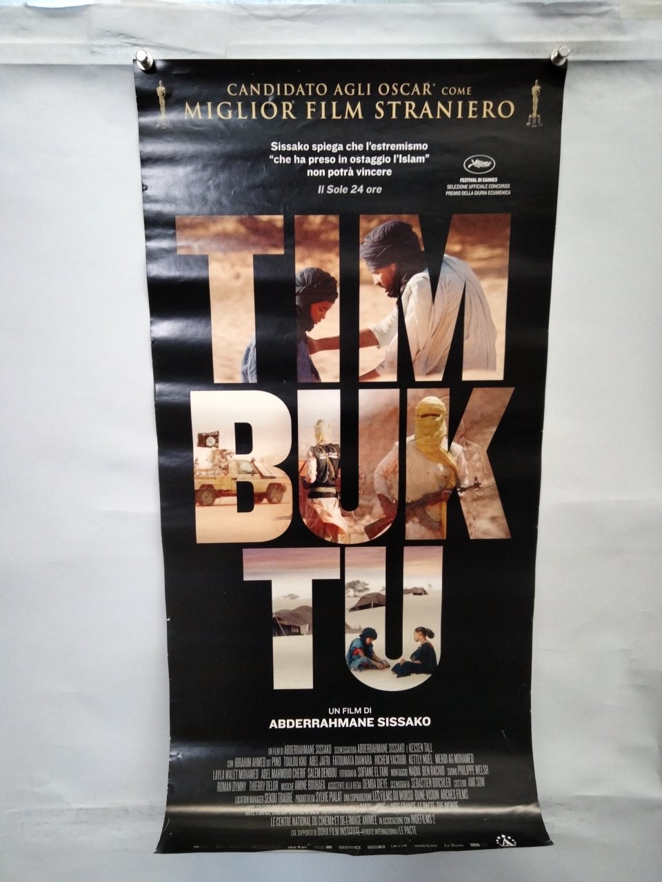Locandina originale film Timbuktu (2014) - Regia di Abderrahmane Sissako