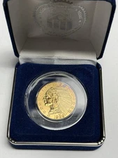1929 Indian Head $5 Tribute Proof Gold-Plated Coin by National Collector’s Mint