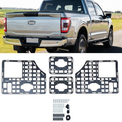 Side Truck Bed Molle Panel For 2015-24 2025 Ford F150 5.5FT Short Tailgate Molle
