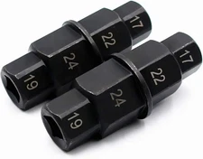 2PCS Motorcycle Front Axle Wheel Hex Allen Axle Spindle Socket Adapter Tool Upbw