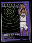2024 Panini Obsidian Basketball Electric Etch Purple Flood Jaylen Wells #16