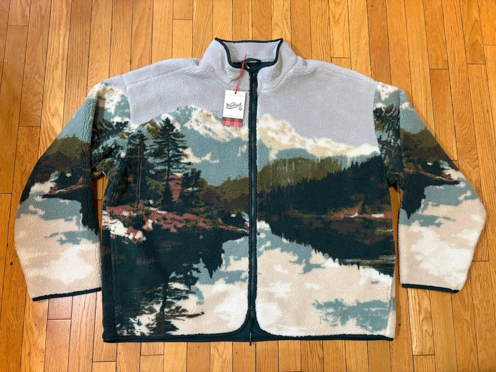 NEW Woolrich x Target Landscape Zip Fleece Sherpa Jacket Size 2XL NWT