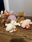 Ty Beanie Babies Lot of 7 Vintage Beanie Babies Original with Tags
