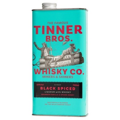 Whiskylikör TINNER BROS. Black Spiced 22% Vol.