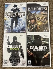 Call Of Duty Games For Nintendo Wii Call Of Duty Black Ops + MW3+ World At War