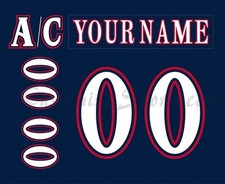 Grand Rapids Griffins Customized Number Kit For 2007-2015 Navy Uniform