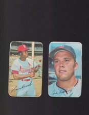 1970 Topps Super Baseball Card Lot Vintage Oversized McCarver Brock Killebrew