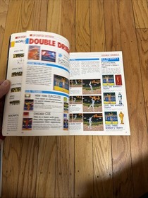 Vtg 1987 NES Official Nintendo Player's Guide w/ Sticker Sheet Stadium Events