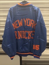 NWT Vintage Mitchell  Ness NY Knicks Jacket Spellout Hardwood Classics Size 60