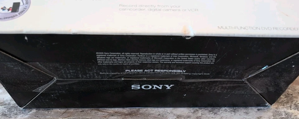 Sony VRD-MC1 DVDirect DVD Recorder USB AC Adapter Manual Discs Complete - Image 2 of 4