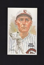#90 EDD ROUSH, Cincinnati Reds ~ Perez-Steele HOF postcard #7267/10,000
