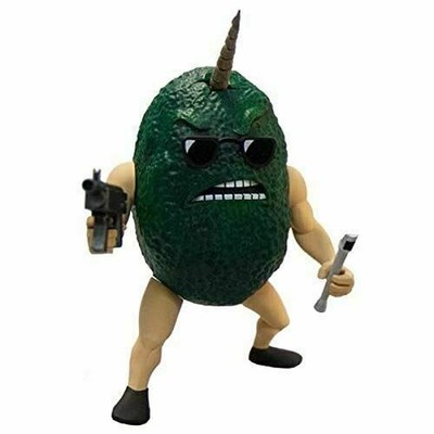 Axe Cop Avocado Solider Mezco 4'' Serie 1 Actionfiguren BESCHÄDIGTE BOX