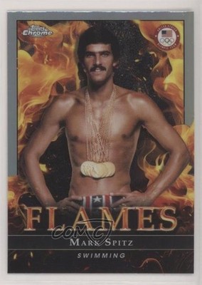 2024 Chrome US Olympic & Paralympic Team and Hopefuls Flames Mark Spitz 0c9e
