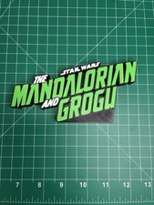 3D Printed Star Wars The Mandalorian And Grogu Logo Sign Display