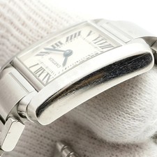 Cartier Tank Française SM W51008Q3 Ivory Dial Women's Watch GZl1gkwy 8