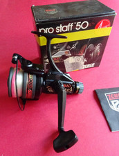 A GOOD BOXED 1970/80'S RYOBI PRO STAFF 50 SPINNIG REEL WORKING BUT AS FOUND