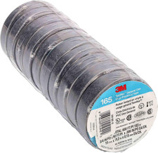 3M165-10 3M Temflex 3/4-Inch Economy Vinyl Electrical Tape 165, 60 Feet 10 Pack