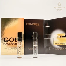 2 x Dolce & Gabbana The One Gold EDP Intense 1.5ml Sample Spray Vials