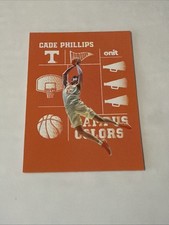 2026 ONIT Tennessee Volunteers BASKETBALL card CADE PHILLIPS Campus Color Orange