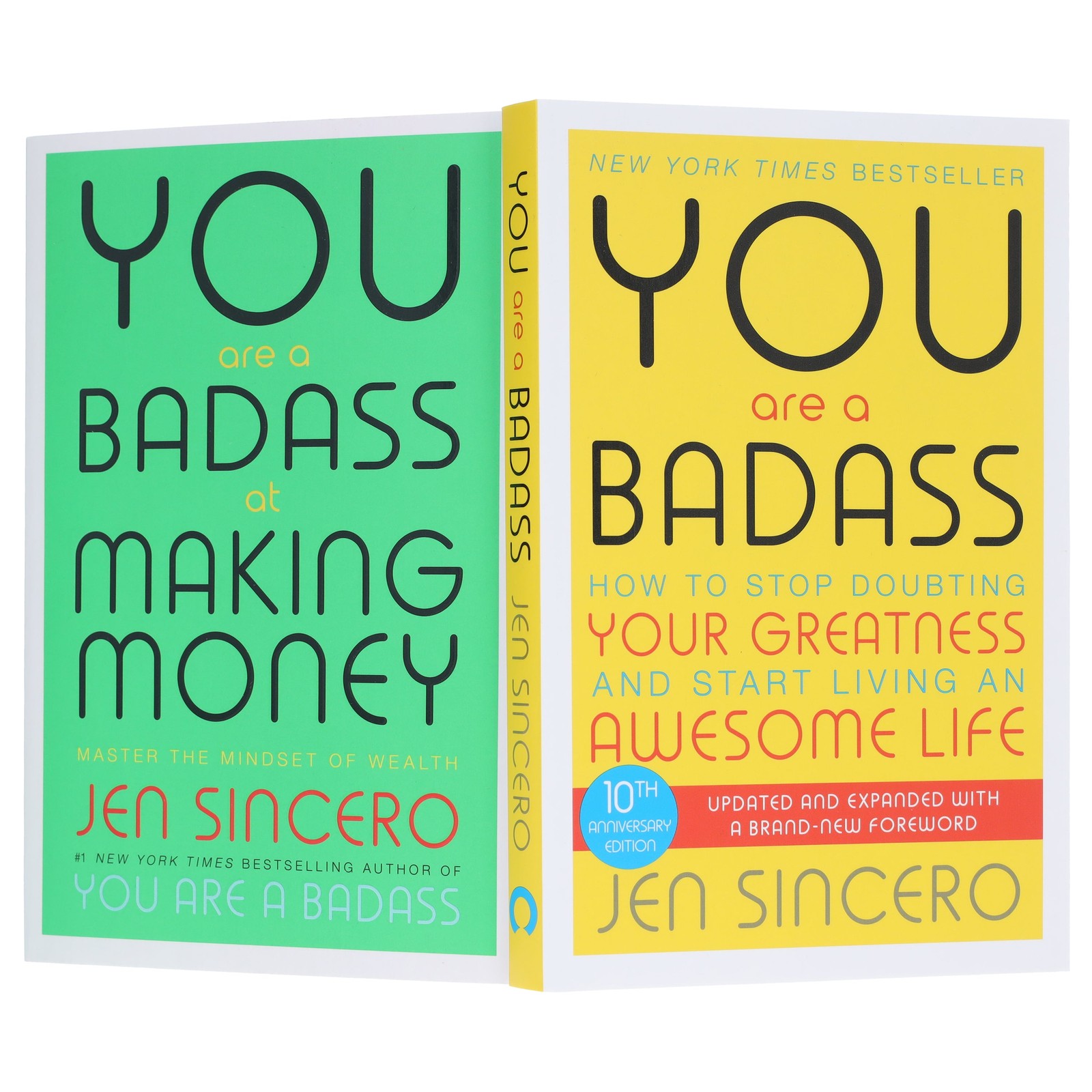 You Are a Badass Series by Jen Sincero 2 Books - Paperback