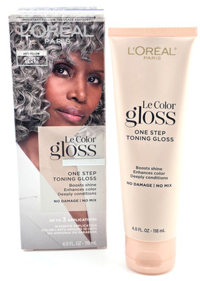 L'OREAL Paris Le Color Gloss Silver Slate 1 Step Toning Anti Yellowing