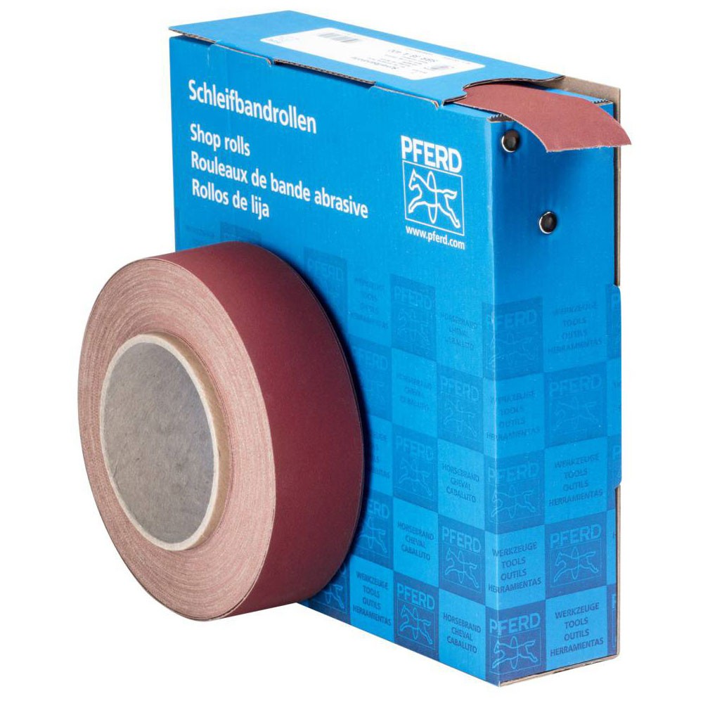 PFERD Sandpaper roll grit 400 25m x 38mm tear-off cardboard