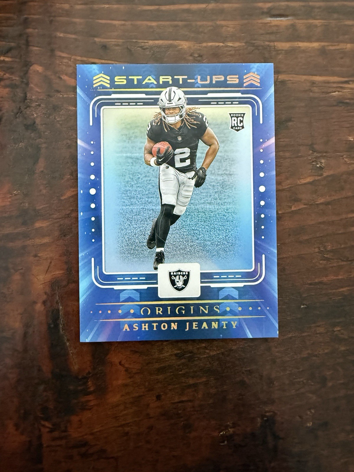 2025 Panini Origins Start-Ups SP Ashton Jeanty #1 (RC) Las Vegas Raiders