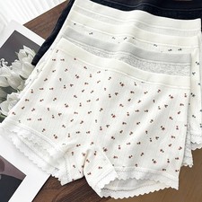 5 Pack Womens Cotton Boyshorts Knickers Boxer Shorts Briefs Underwear Lingerie