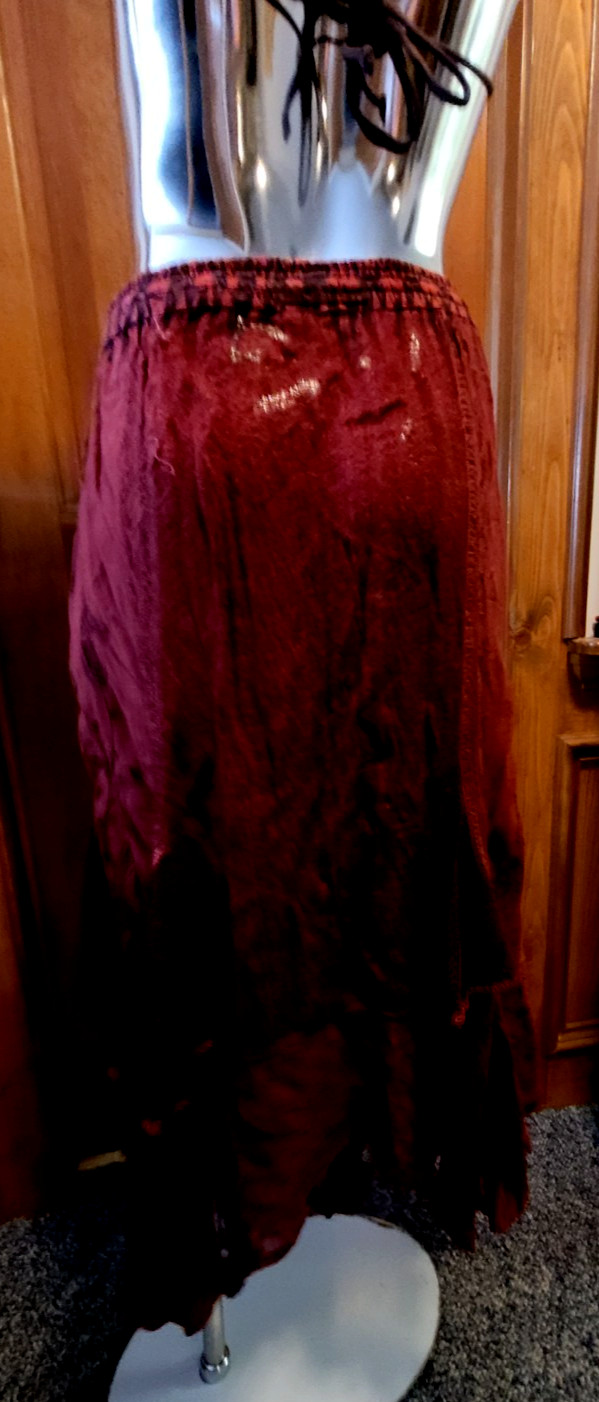 Flying High Footpath India Patchwork Embroidered … - image 1